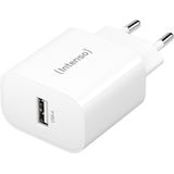 Intenso Power Adapter W5A, USB-A Chargeur de 5 W, blanc