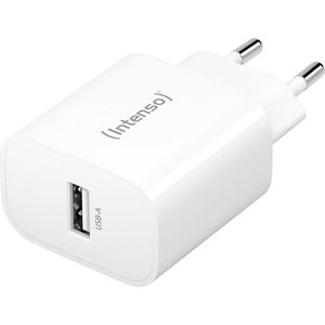 Intenso Power Adapter W5A, USB-A Chargeur de 5 W, blanc