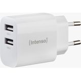 Intenso - Power Adapter - Wit - 2x USB-A - 24 W