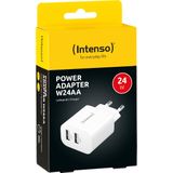 Intenso - Power Adapter - Wit - 2x USB-A - 24 W