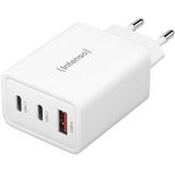 Intenso USB-C en USB-A GaN Oplader - 65W - Wit