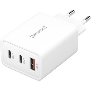 Intenso USB-C en USB-A GaN Oplader - 65W - Wit