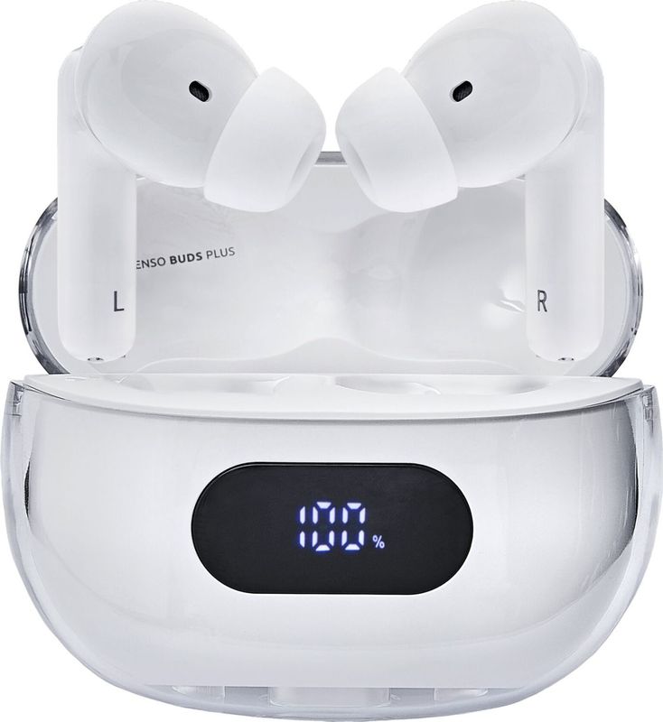 Intenso - Buds Plus - Bluetooth In-Ear Headphones - Wit
