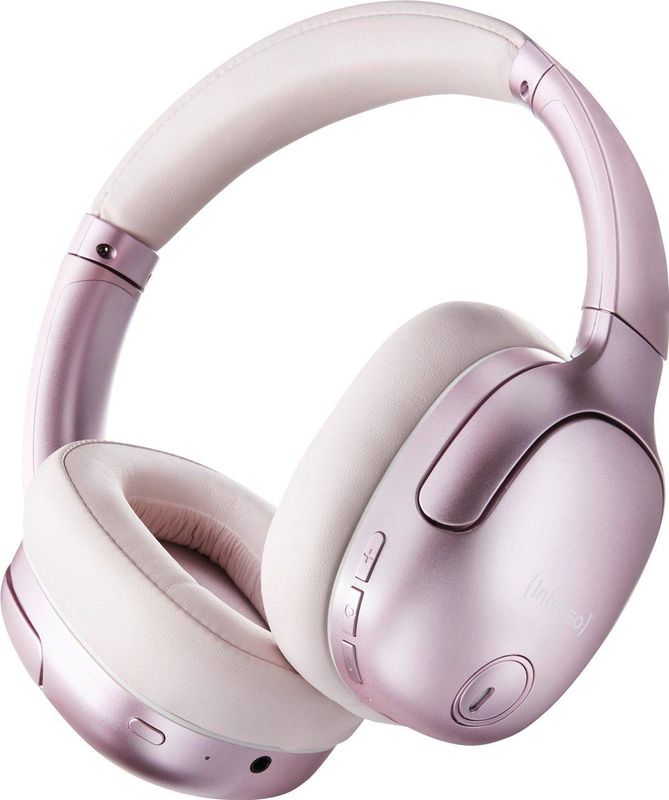 Intenso - O400HA - Bluetooth Over-Ear Koptelefoon - Roze - Actieve Ruisonderdrukking