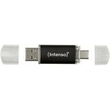 Intenso Twist Line USB stick Retail 512 GB Antraciet 3539493 USB C Gen 1, USB A Gen 1