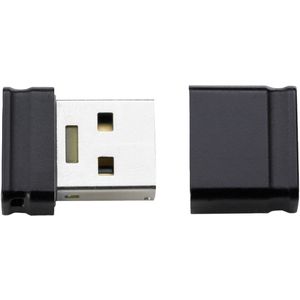 Intenso - Micro Line 2.0 - USB-stick - Zwart - 128GB, Leessnelheid tot 16,5 MBytes/sec, Schrijfsnelheid tot 6,5 MBytes/sec