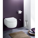 ZACK Linea Toiletborstelset glans RVS