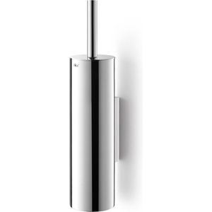 Zack - Tubo - WC Borstel - Zilver - RVS - Wandmontage