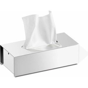 Zack - Puro - Tissuebox - Zilver - RVS