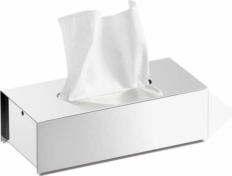 Zack - Puro - Tissuebox - Zilver - RVS