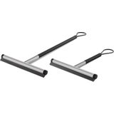 Zack - Jaz - Raamwisser - Zilver - RVS Mat