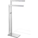 ZACK Linea staand handdoekrek 38,5x15x80cm geborsteld RVS