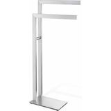 ZACK Linea staand handdoekrek 38,5x15x80cm geborsteld RVS