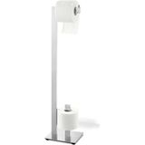 Zack - Linea - Toiletbutler - Zilver - RVS - Matte Afwerking