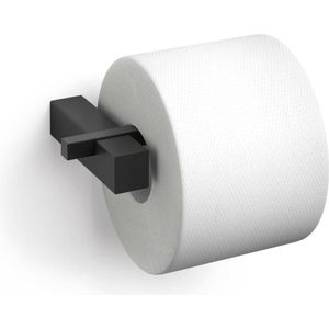 Zack - Carvo - WC Rolhouder - Zwart - Roestvrijstaal - Vierkant Ontwerp