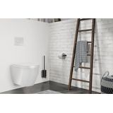 ZACK Carvo Toiletborstel Wand ø 8,9x12,2x50,1cm zwart