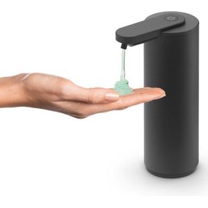 ZACK Tervo zeepdispenser met sensor 200ml zwart