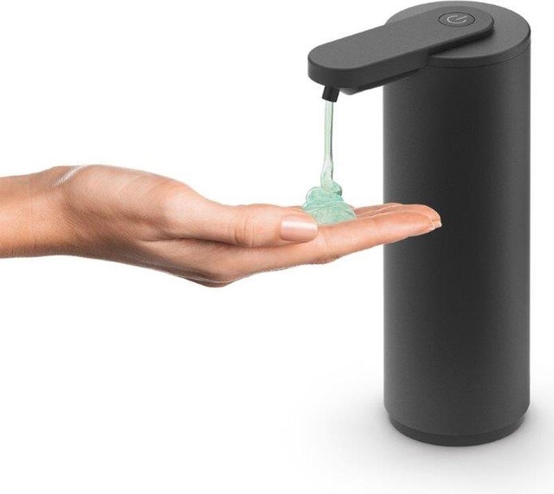 Zack - Tervo - Zeepdispenser - Zwart - RVS - Sensor Oplaadbaar
