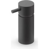 Zack - Manola - Zeepdispenser - Zwart - RVS - 130 ml