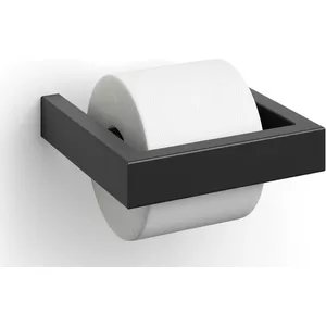 WC Rolhouder Zack Linea Dicht Zwart
