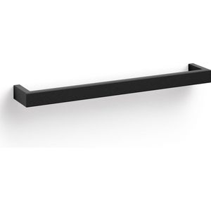 Zack - Linea - Handdoekhouder - Zwart - RVS