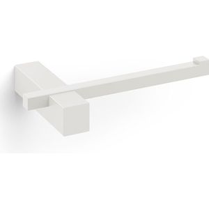 Zack Carvo toiletrolhouder, wit RVS 40810