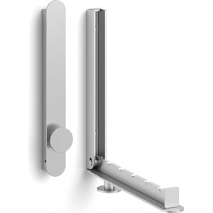 ZACK - Pletor - Inklapbare Kapstok - RVS - Geborsteld