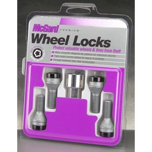 Mcgard - Slotboutenset - Zwart - Hoogwaardige Wielslotbouten - Set van 4 Stuks