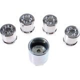McGard - Slotmoeren - Bol Conisch - 4 Stuks - Geschikt Voor Velgen