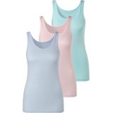 Petite fleur Hemd van pure katoen, tanktop, onderhemd (Set van 3)