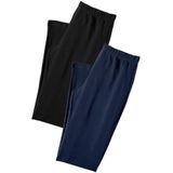 Vivance active Caprihose, (2er-Pack), mit Gummibund, Loungewear