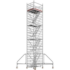 Layher Universele rolsteiger, met ladder, platform 1,80 x 1,50 m, steigerhoogte 9,43 m, vanaf 2 stuks