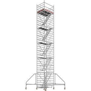 Layher Universele rolsteiger, met ladder, platform 1,80 x 1,50 m, steigerhoogte 11,43 m, vanaf 2 stuks
