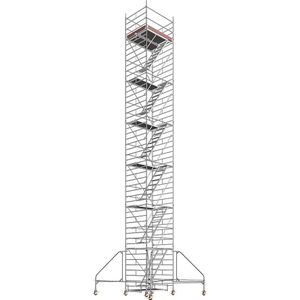 Layher Universele rolsteiger, met ladder, platform 1,80 x 1,50 m, steigerhoogte 13,43 m