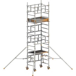 Layher Eenpersoons rolsteiger SoloTower, platformafmeting 1,15 x 0,8 m, werkhoogte 5,15 m