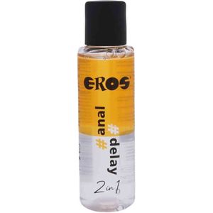 Eros Analgleitgel Anal Delay - 2 in 1, für Spaß und mehr Ausdauer, Flasche mit 100ml, 1-tlg., Gleitgel für extra lang anhaltenden Analverkehr