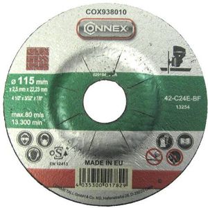 Connex COX938010 doorslijpschijf steen diameter 115 mm, breedte: 2,5 mm