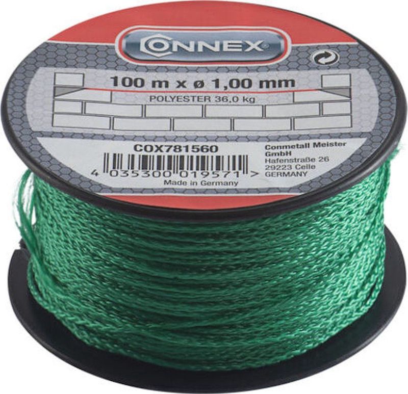 Connex - Metselkoord - Groen - Polypropyleen - 100M