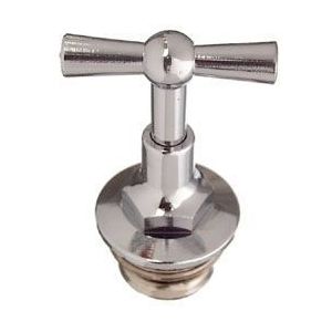 Cornat ventiel kraag 1/2 inch m-chroom, TEC301401 3/4 inch Aussengewinde Matt Chrom