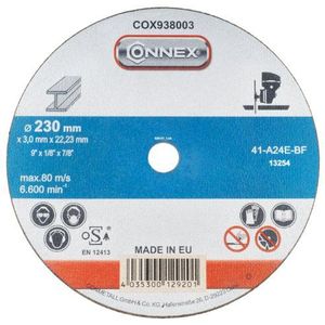 Connex COX938003 slijpschijf metaal diameter 230 mm, breedte 3,0 mm