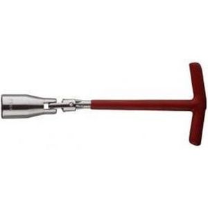 Connex - COX586016 - Bougiesleutel - 16mm - Met Cardangewricht - Kunststof Beklede T-Greep