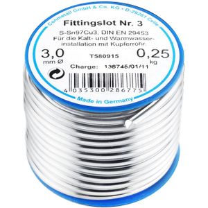 Cornat - Fitting-Soldeer - Drinkwatersan - 250G - Koperbuis