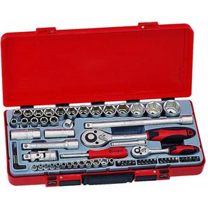 Connex - Dopsleutelset Profi 67Dlg - Chroom-Vanadiumstaal