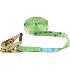 Connex Sjorband - eendelig - 8 m x 38 mm - 3000 kg maximale belastbaarheid - met spanratel, zonder haak - van polyester/spanband/ladingbeveiliging/ratelriem / DY270603