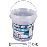 Connex - Zeskantschroeven - 10 stuks - Verzinkt - Zeskantige Aandrijving