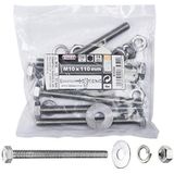 Connex - Bout 10X110 - Moeren - Roestvrij Staal A2 - Inhoud 6 Stuks