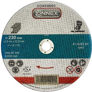 Connex COX938008 doorslijpschijf metaal, DSA-gecertificeerd, Ø 230 mm, 5 stuks