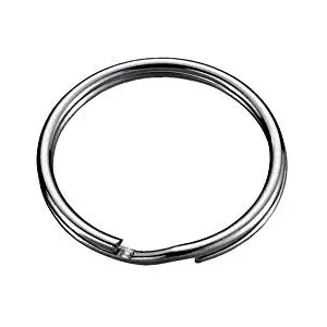 Swpeet 372 Stuks Sleutelringen Set 6 Kleuren - 25 Mm Met Ketting, Jump Ringen En Schroefringen Voor DIY