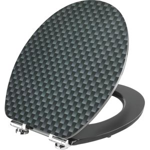 Cornat Carbon decor toiletbril