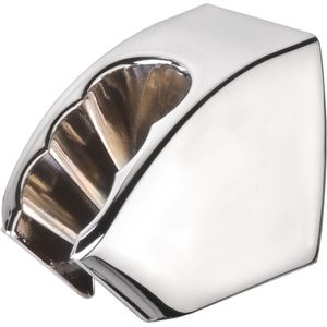 Cornat Douchewandhouder ovaal chroom/douchekophouder/houder handdouche/badkamer / TECB3383